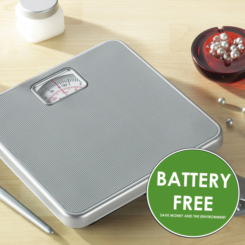 Salter 433 SFEU12 Mechanical Bathroom Scale Silver