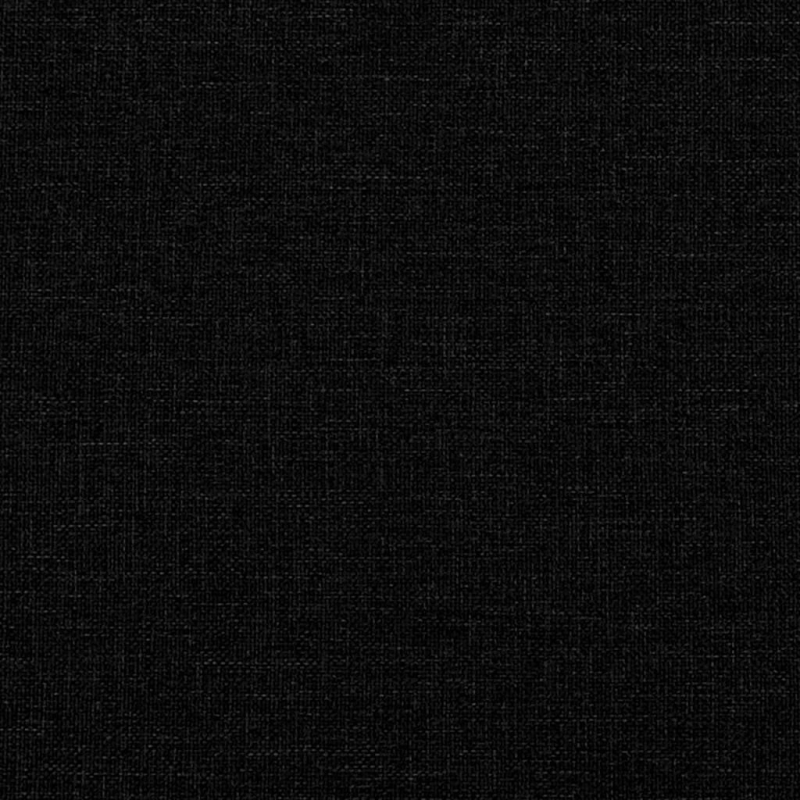 vidaXL šūpuļkrēsls ar kājsoliņu, melns audums