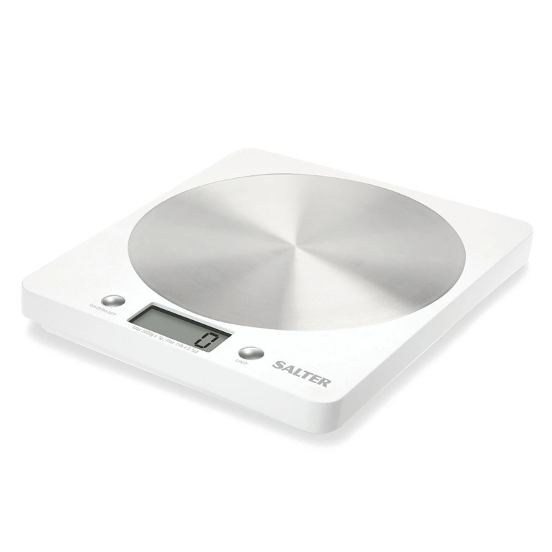 Salter 1036 WCFEU12 Disc Electronic Digital Kitchen Scales - White