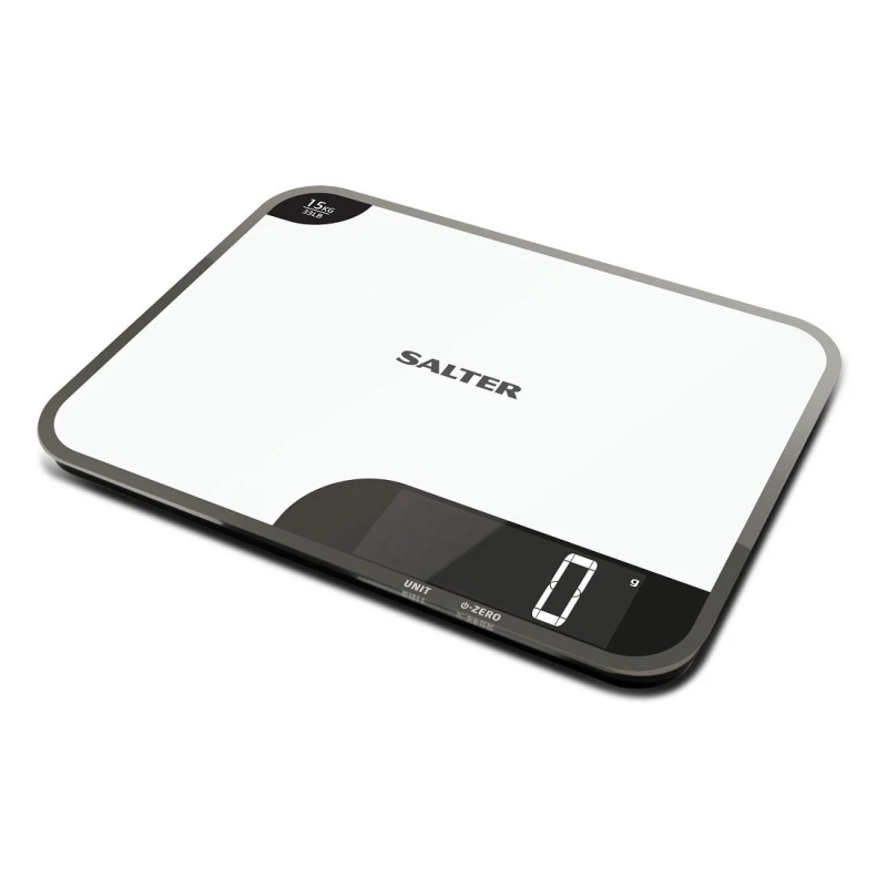 Salter 1079 WFEU12 15kg Max Chopping Board Digital Kitchen Scale - White