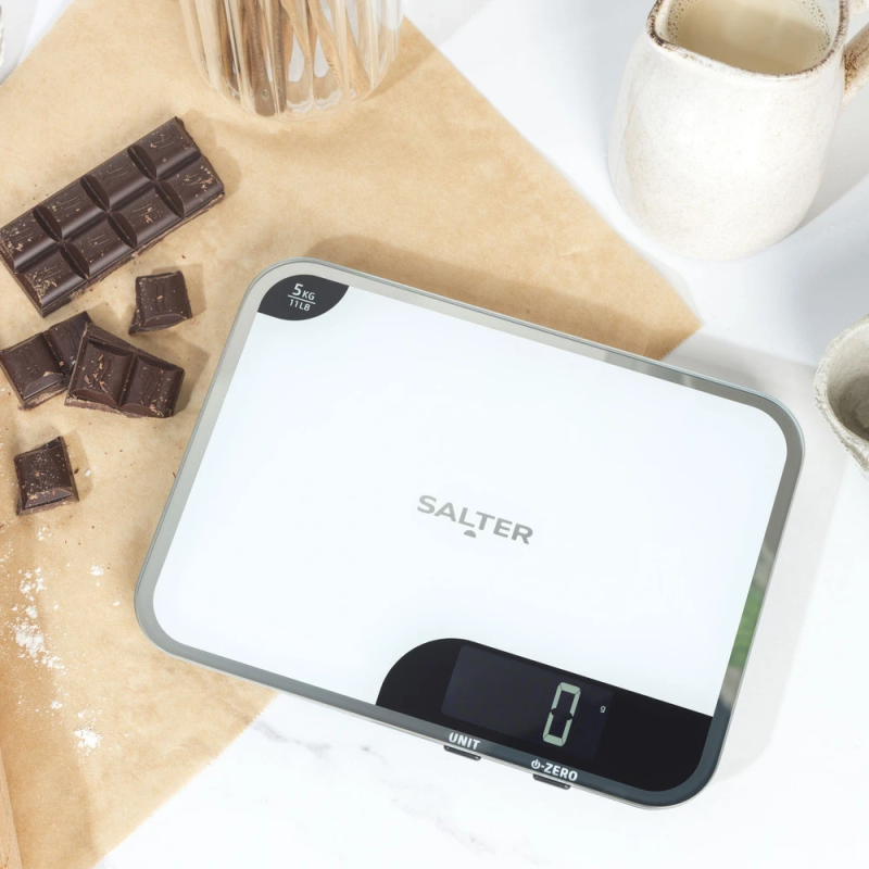Salter 1064 WFEU12 Mini-Max 5kg Digital Kitchen Scale - White