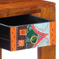 vidaXL Rakstāmgalds ar atvilktni ar uzglabāšanu Brūna 100 x 50 x 75 cm