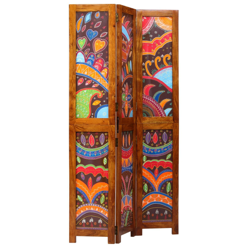 vidaXL Istabas dalītājs Medus brūns 105 x 1,5 x 180 cm