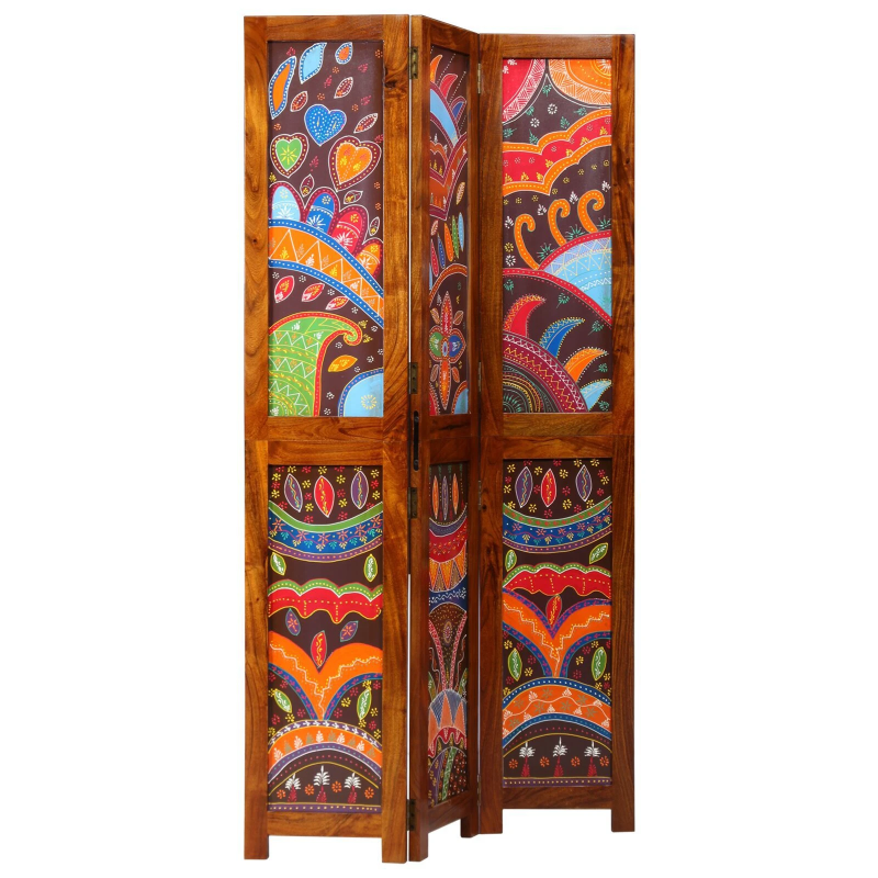 vidaXL Istabas dalītājs Medus brūns 105 x 1,5 x 180 cm