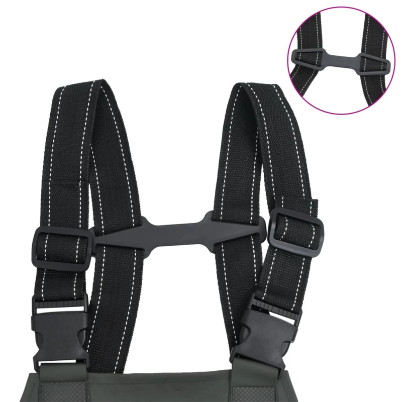 vidaXL bridējbikses ar zābakiem tumši zaļā krāsā, 44. izmērs