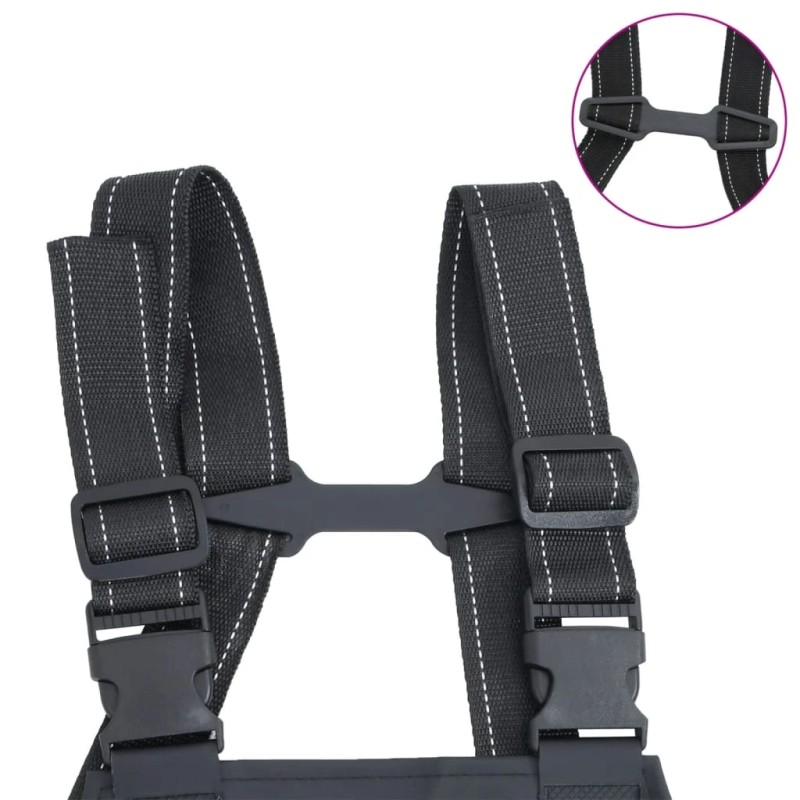 vidaXL bridējputni ar zābakiem, melni 38. izmērs