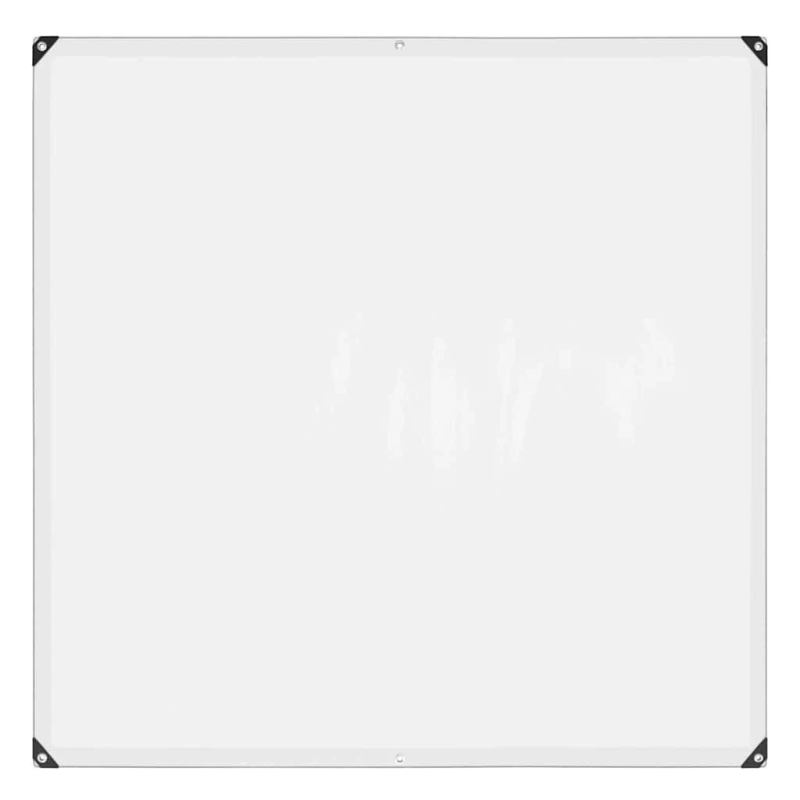 vidaXL caurspīdīgs brezents ar cilpiņām, 2x2 m, polietilēns