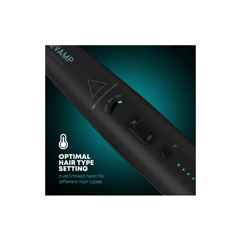 Revamp ST-1700X-EU2 Progloss Liberate Cordless Ceramic Compact Hair Straightener Black