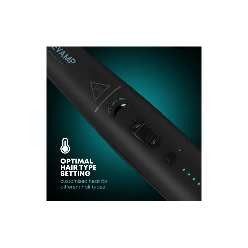 Revamp ST-1700X-EU2 Progloss Liberate Cordless Ceramic Compact Hair Straightener Black