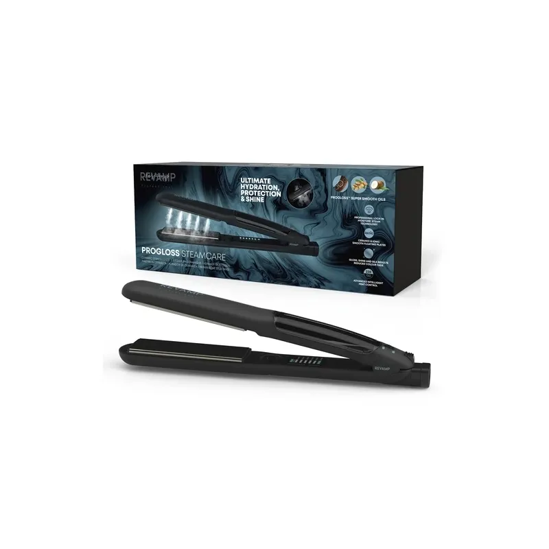 Revamp ST-1600X-EU Progloss Steamcare Ceramic Hair Straightener