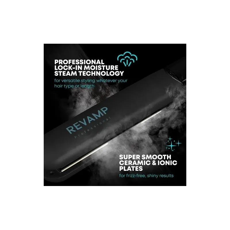 Revamp ST-1600X-EU Progloss Steamcare Ceramic Hair Straightener