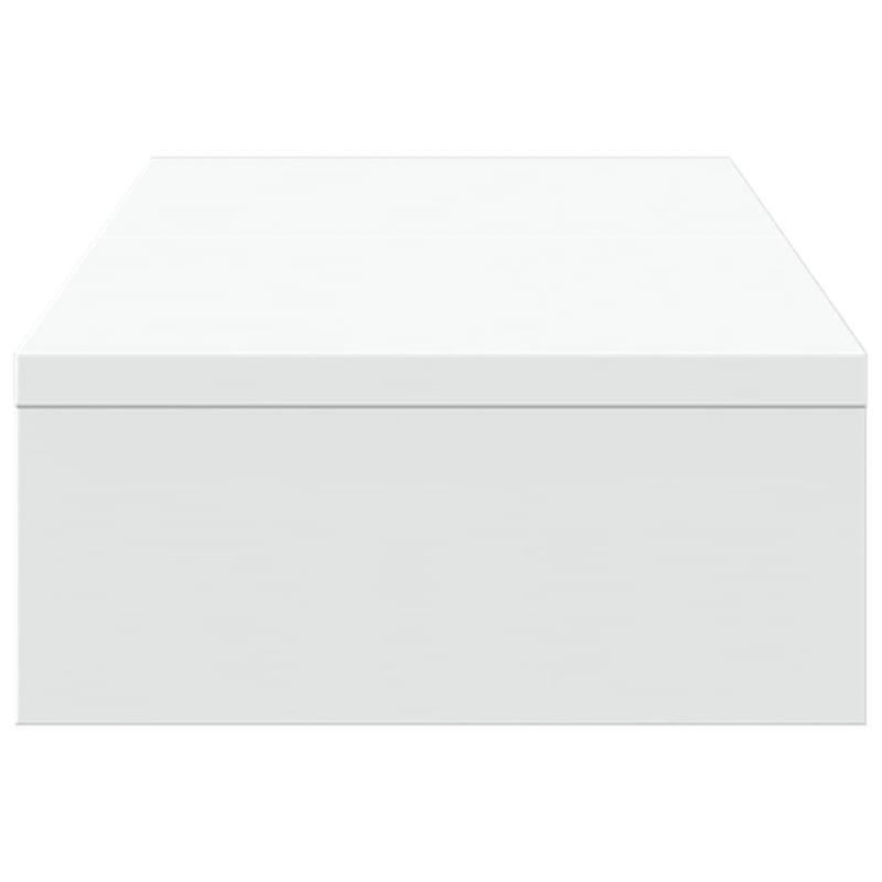 vidaXL monitora paliktnis, balts, 60x24x10,5 cm, konstruēts koks