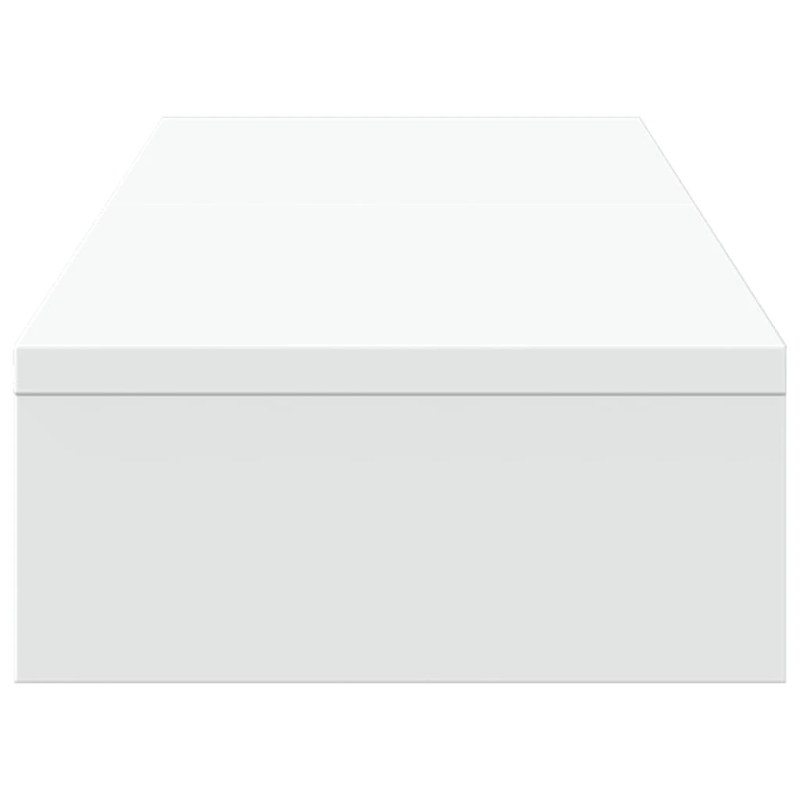 vidaXL monitora paliktnis, regulējams, balts, 80x24x10,5 cm