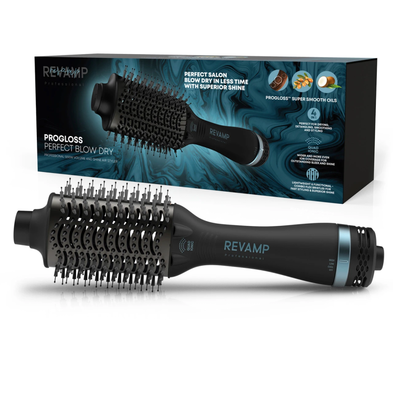 Revamp DR-2000A-EU Progloss Volume Blow Dry Hot Air Styler Black