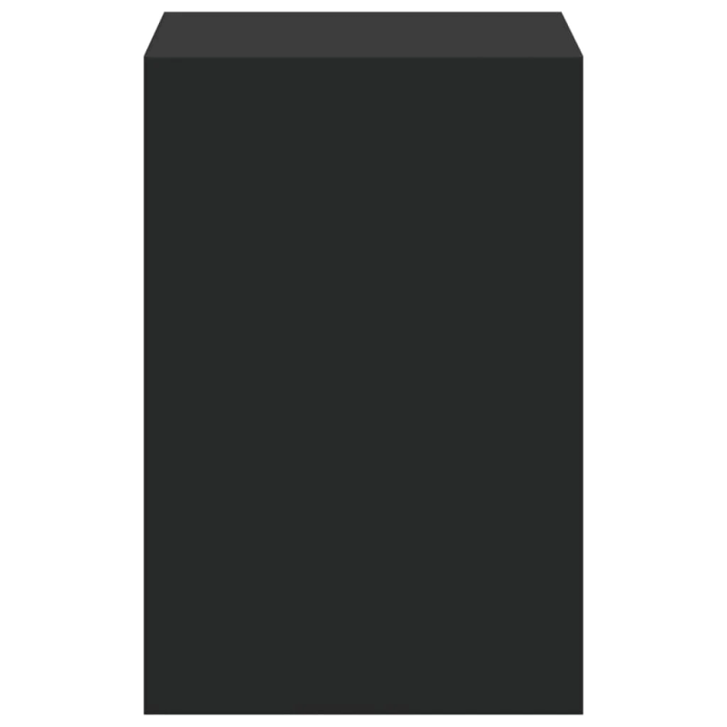 vidaXL monitora statīvs ar galda organizatoru, melns, konstruēts koks