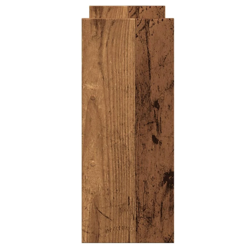 vidaXL galda organizators, regulējams, veca koka, 40x17x41 cm