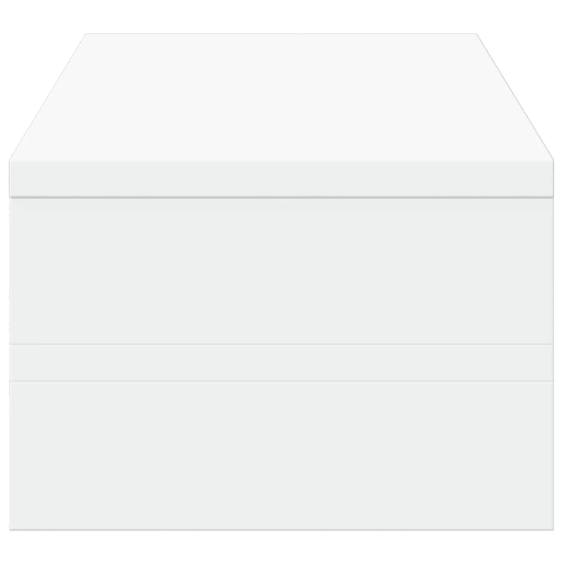 vidaXL monitora paliktnis, balts, 54x22x15 cm, konstruēts koks