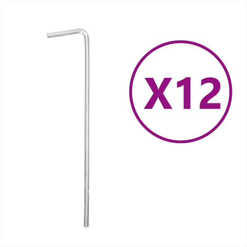 vidaXL LED Ziemassvētku eglīte ar tapas 1534 LED Zila 500 cm