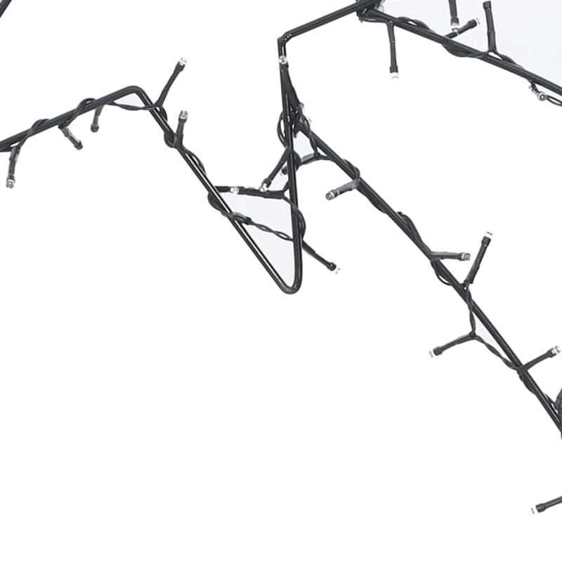 vidaXL Ziemassvētku lampiņas krītošās zvaigznes siluets 80 LED