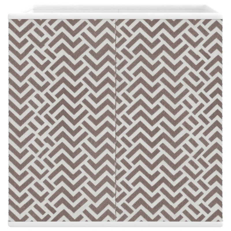 vidaXL salokāmas uzglabāšanas kastes 10 gab. 32x32x32cm neausts audums