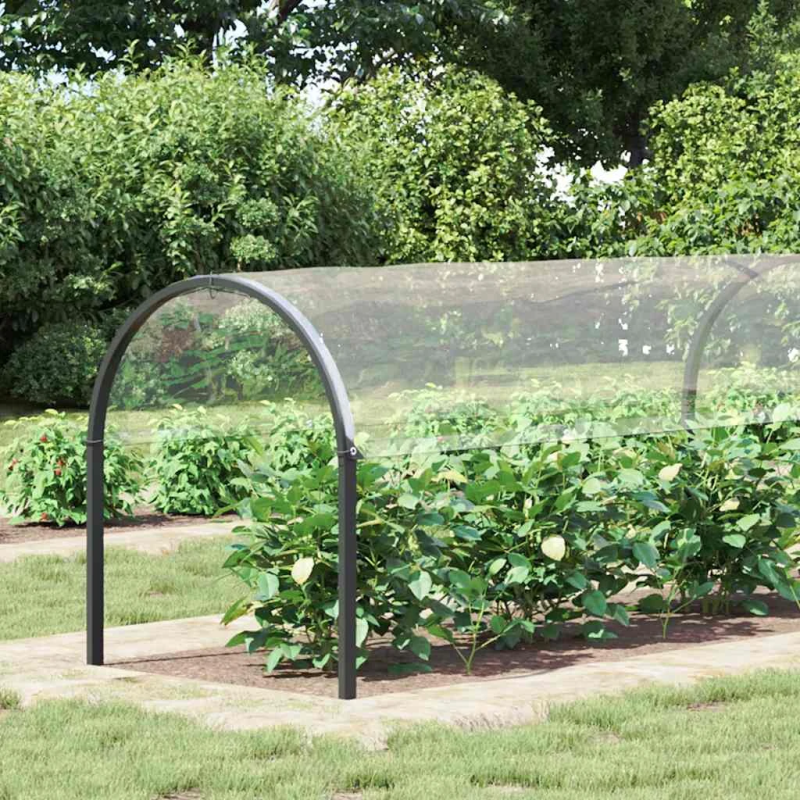 vidaXL Augu vāks ar cilpām 2x6 m PVC