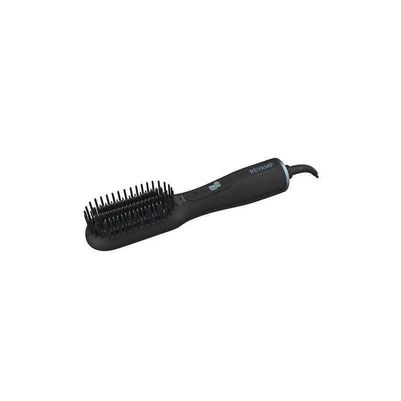 Revamp BR-2500X-EU Deepform Ceramic Straightening Hot Brush Black