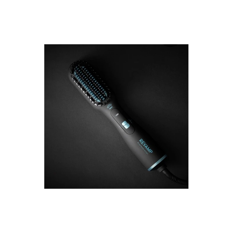Revamp BR-2500X-EU Deepform Ceramic Straightening Hot Brush Black
