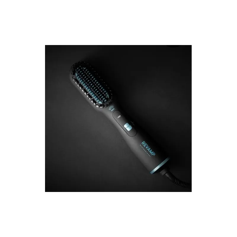 Revamp BR-2500X-EU Deepform Ceramic Straightening Hot Brush Black