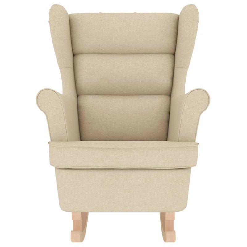 vidaXL šūpuļkrēsla krēms 74x90x102 cm Audums