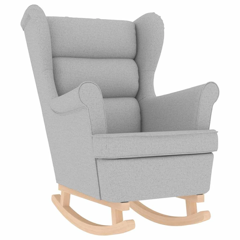 vidaXL Šūpuļkrēsls Cloud Grey 74x90x102 cm Audums