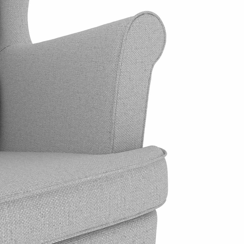 vidaXL Šūpuļkrēsls Cloud Grey 74x90x102 cm Audums