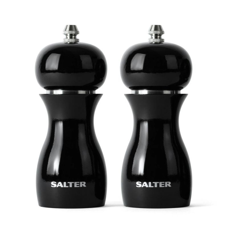 Salter 7613 GYXR Gloss Salt and Pepper Mills Grey