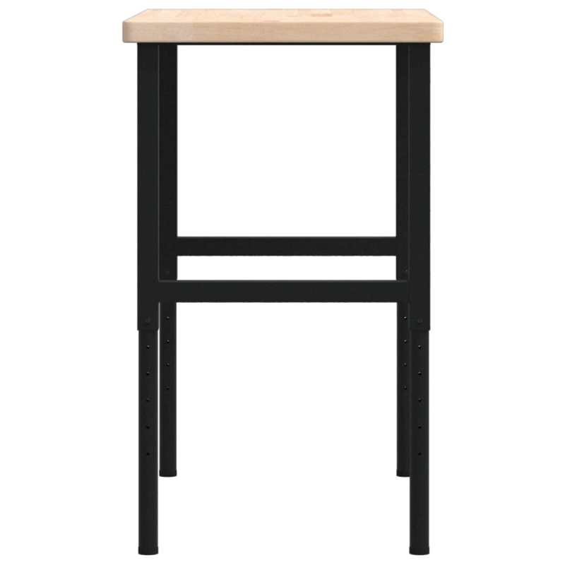 vidaXL darbagalds, 100x60x,73-99,5, cm, ozola masīvkoks, taisnstūra