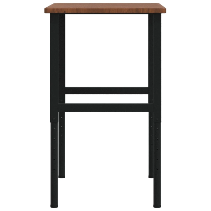 vidaXL darbagalds, 100x60x,71,5-98,cm, ozola masīvkoks, taisnstūra