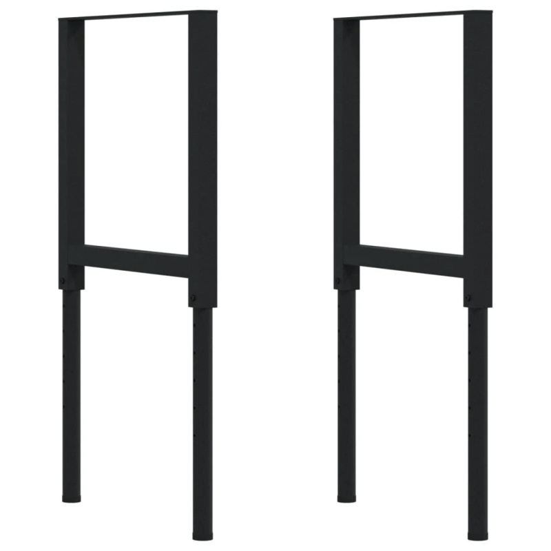 vidaXL darbagalds, 100x60x,73-99,5, cm, ozola masīvkoks, taisnstūra