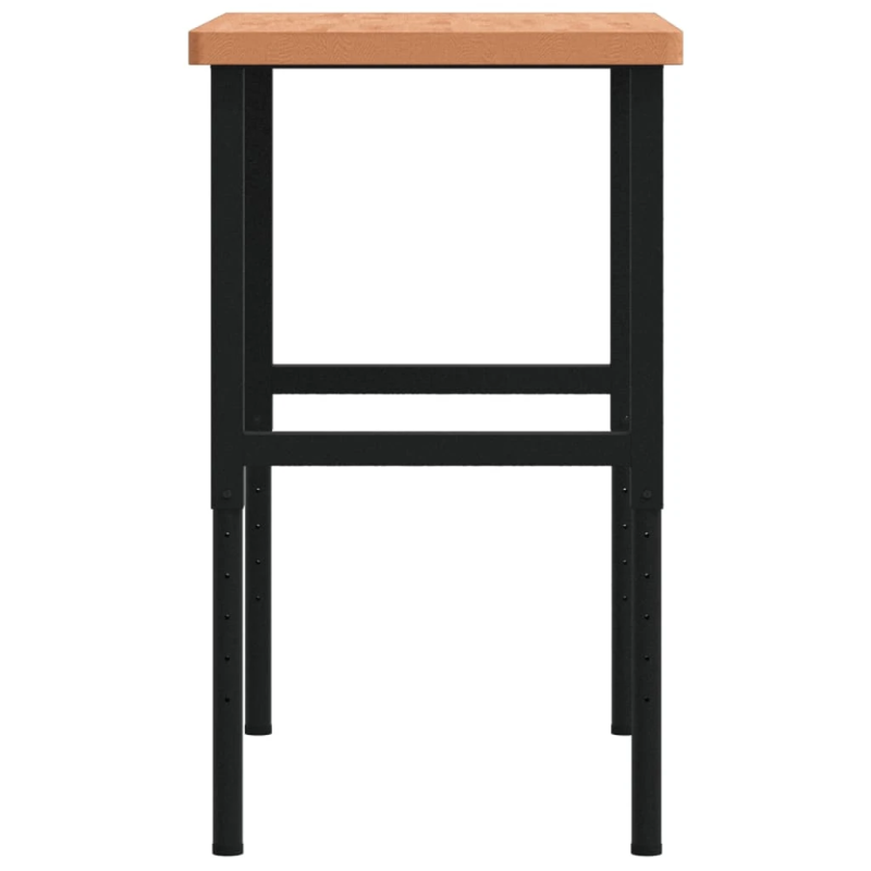 vidaXL darbagalds, 100x60x,73-99,5, cm, ozola masīvkoks, taisnstūra