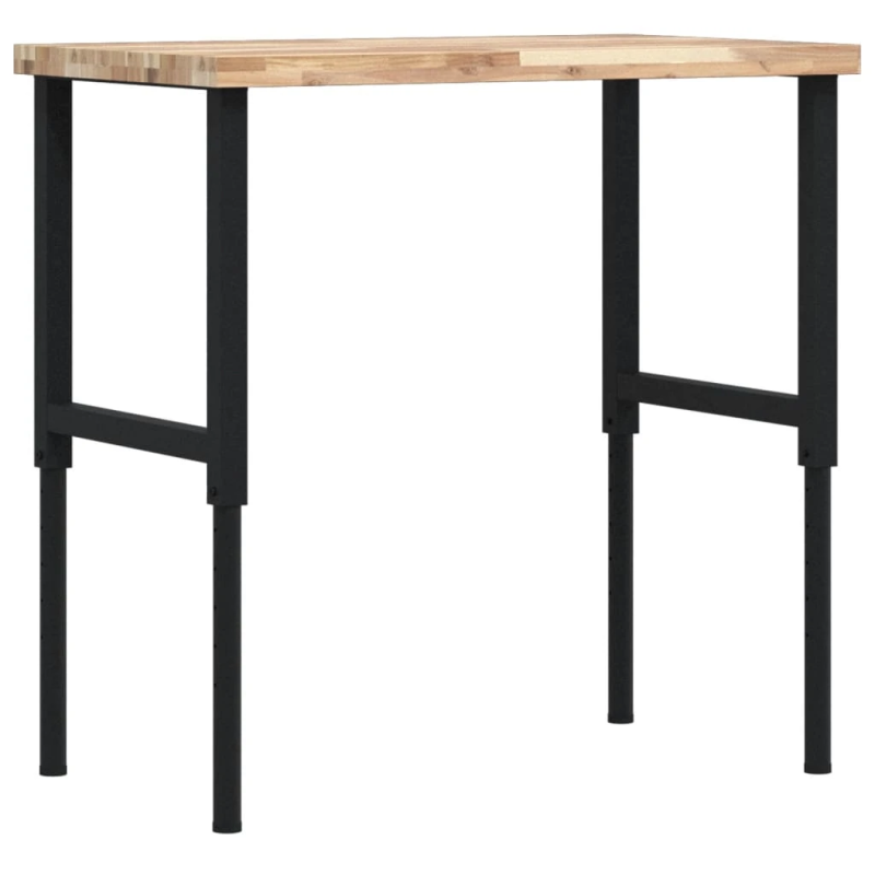 vidaXL darbagalds, 100x60x,73-99,5, cm, akācijas masīvkoks, taisnstūra