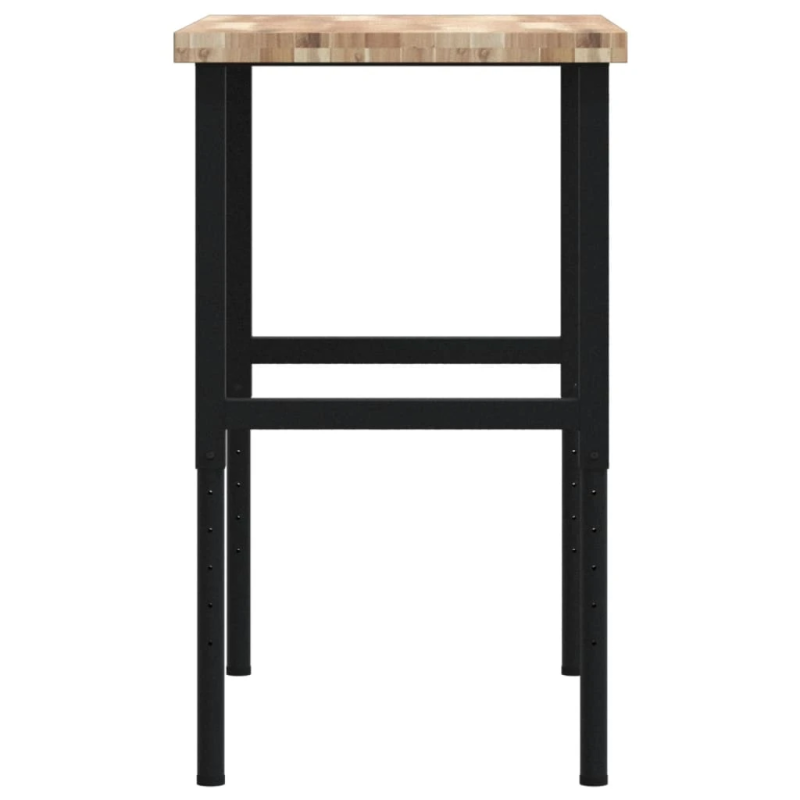 vidaXL darbagalds, 100x60x,73-99,5, cm, akācijas masīvkoks, taisnstūra