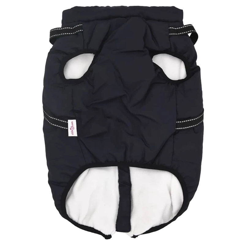 vidaXL suņu mētelis ar iejūgu ūdensnecaurlaidīgu atstarojošu L44