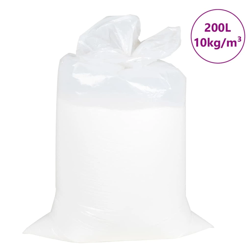 vidaXL pupiņu maisiņu pildījums EPS 200 L balts 10 kg-m³