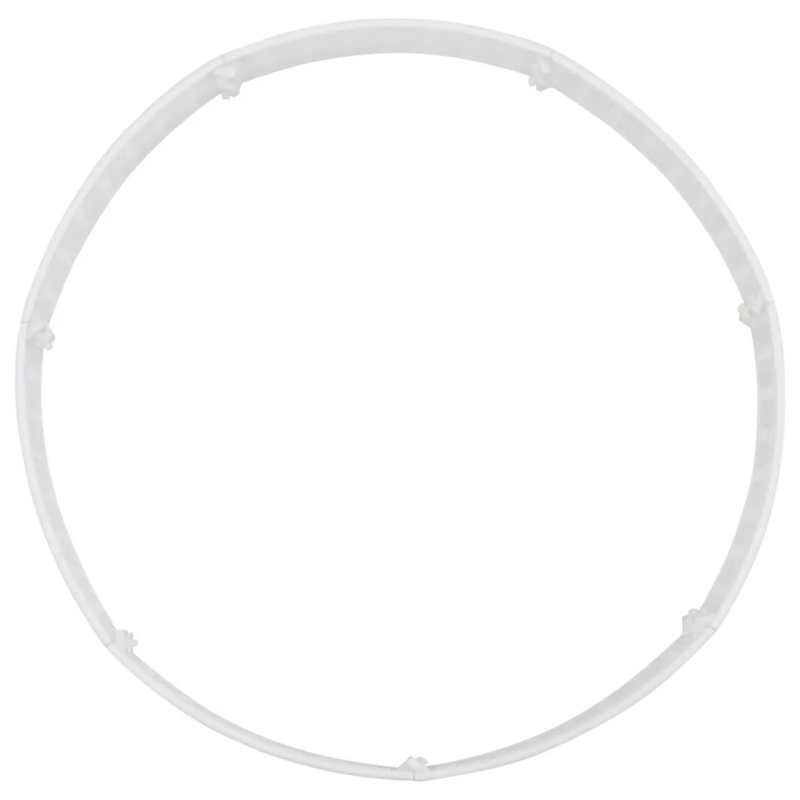 vidaXL Ziemassvētku eglītes svārki balti DIA56x23 cm Plastmasa