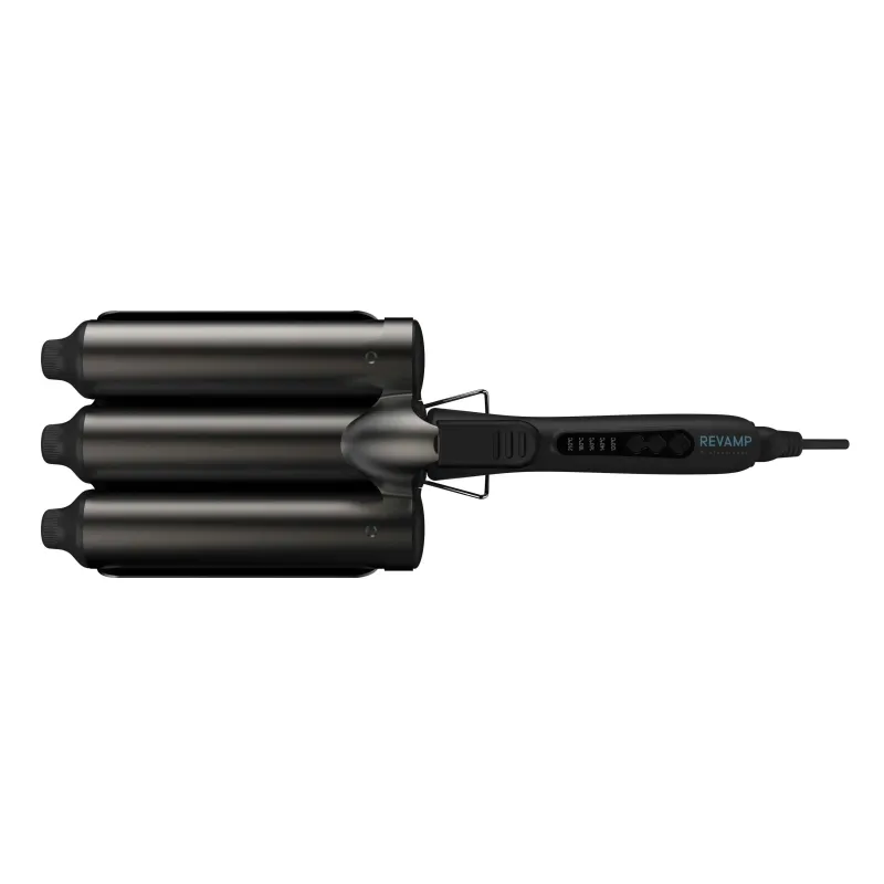 Revamp WV-2500-EU Progloss Boho Beach Professional Ceramic Waver XL Black