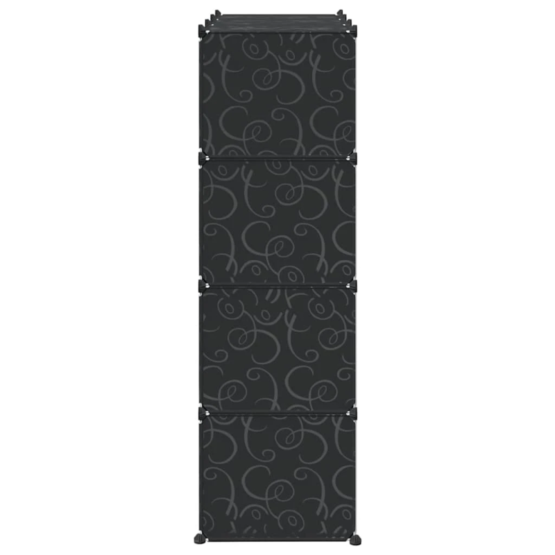 vidaXL uzglabāšanas kubu organizators 12 kubiem piekaramajiem stieņiem