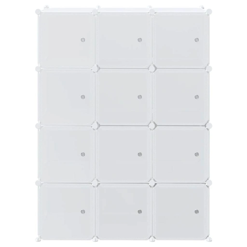 vidaXL uzglabāšanas kubu organizators 12 kubiem piekaramajiem stieņiem