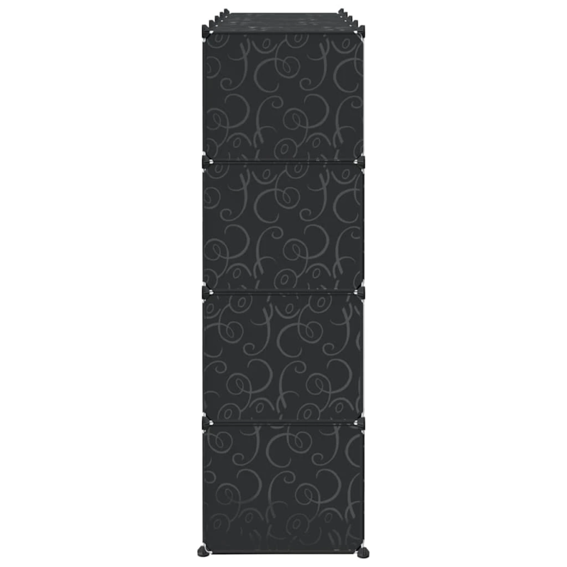 vidaXL uzglabāšanas kubu organizators 16 kubiem piekaramajiem stieņiem