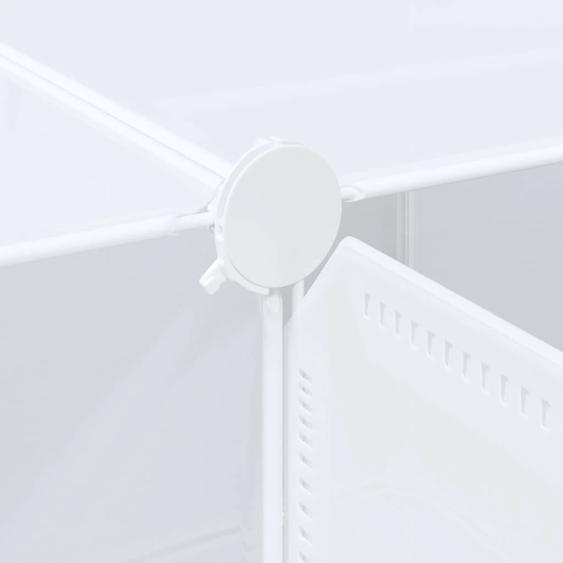 vidaXL uzglabāšanas kubu organizators 16 kubiem piekaramajiem stieņiem