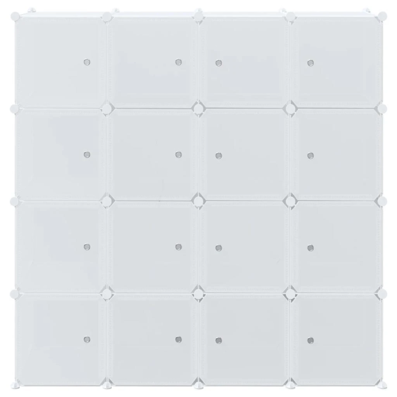 vidaXL uzglabāšanas kubu organizators 16 kubiem piekaramajiem stieņiem