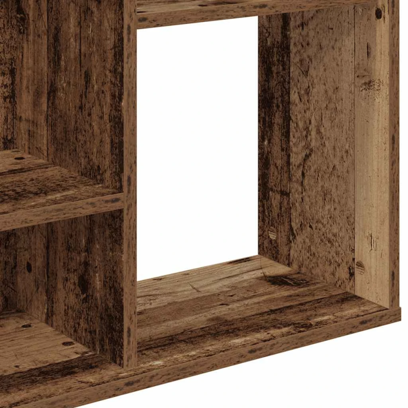 vidaXL istabas aizslietnis, veca koka, 100x24x140 cm, skaidu plāksne