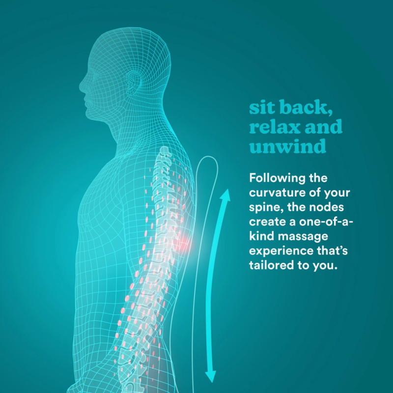 Masažieris mugurai ar apsildi sbm-65h-eu