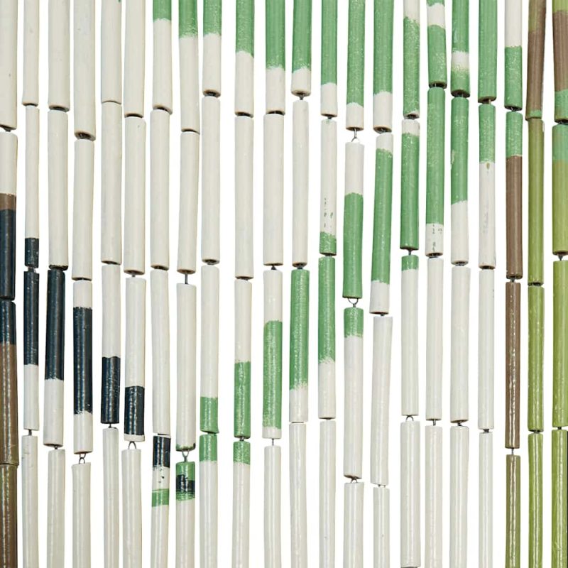 vidaXL kukaiņu durvju aizkaru bambusa apdruka 100x220 cm bambusa